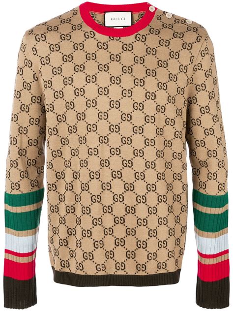 i bought gucci jumper mens|designer crewneck sweaters for men.